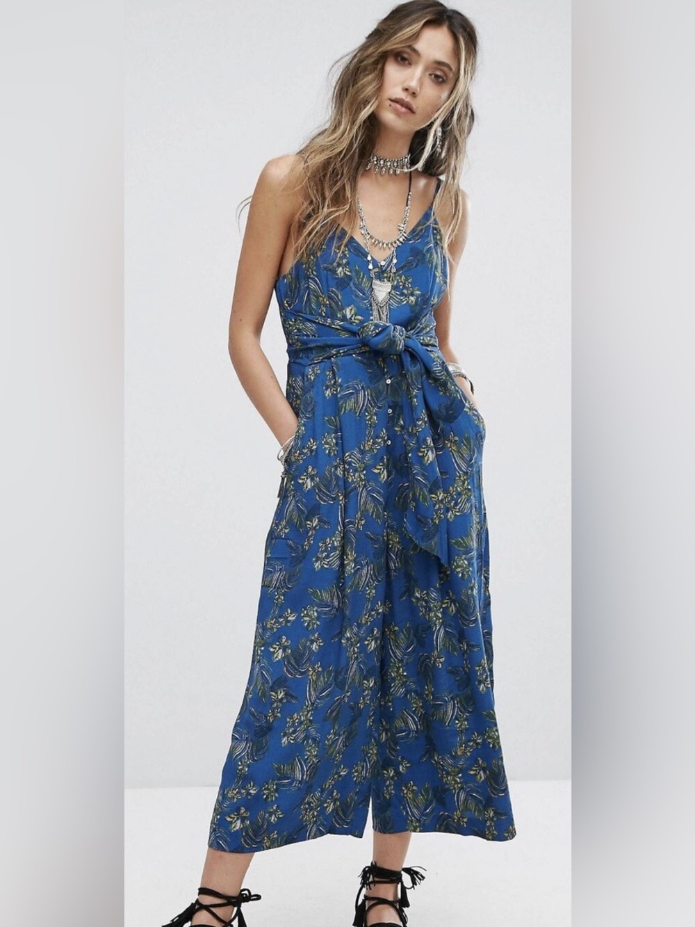 Free People Hot Tropics Jumpsuit